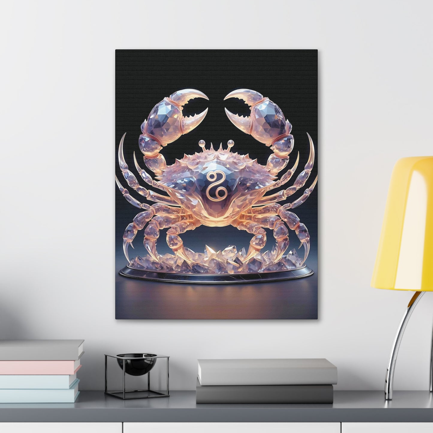 Canvas Wrap 'Cancer' Zodiac Art