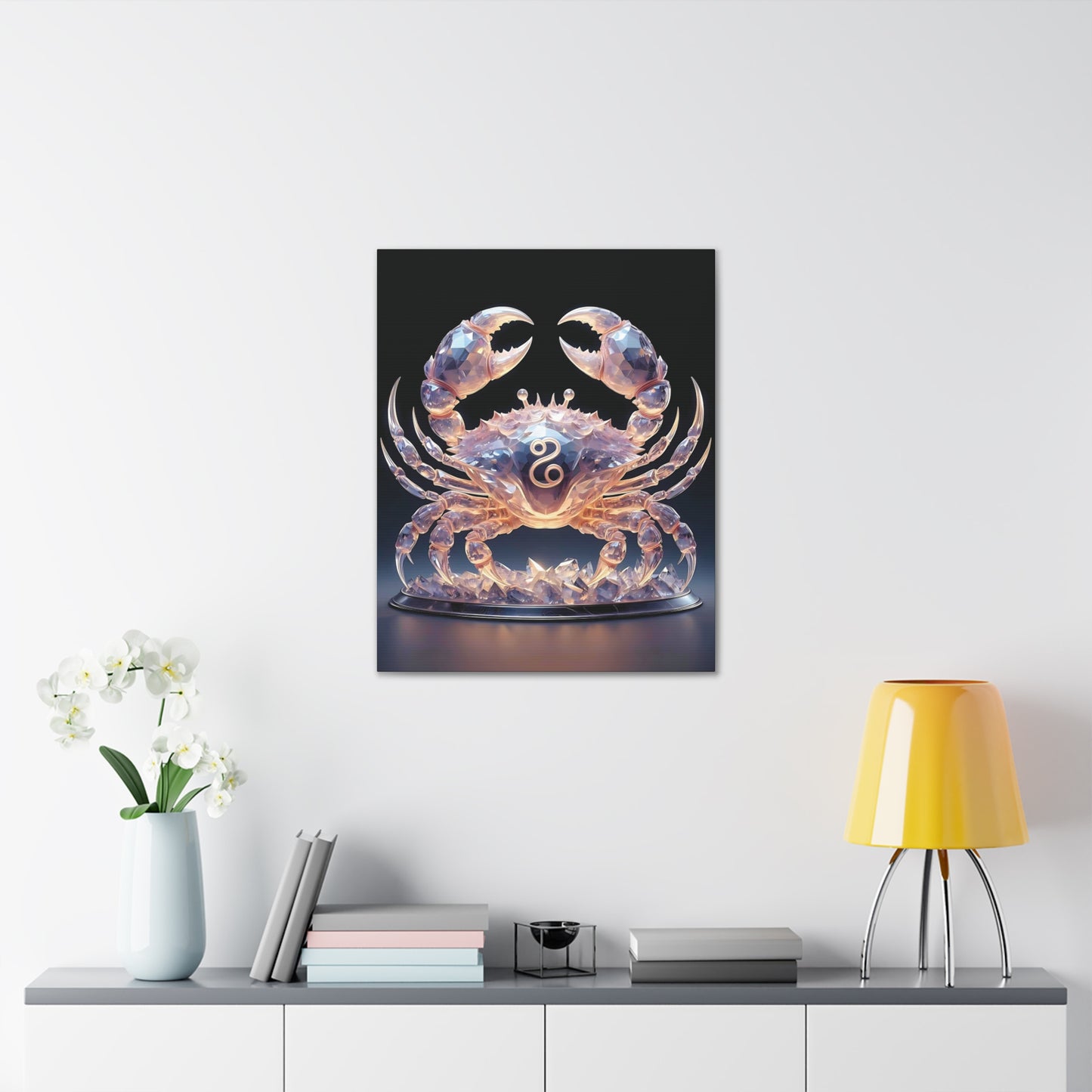 Canvas Wrap 'Cancer' Zodiac Art